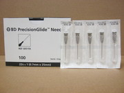 Needles BD 22 x1" 100/box
