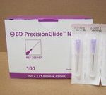 Needles BD 16 x 1″  100/box 1